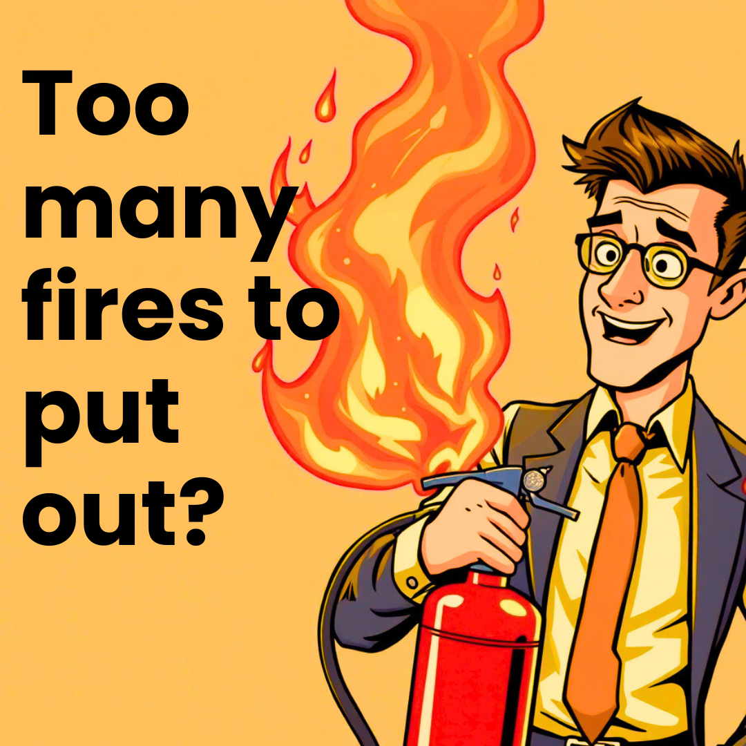 Too many fires to put out? Our AI coach is your management fire extinguisher